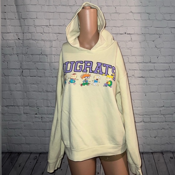 Nickelodeon Tops - Nickelodeon Yellow & Purple Rugrats Hoodie Size M